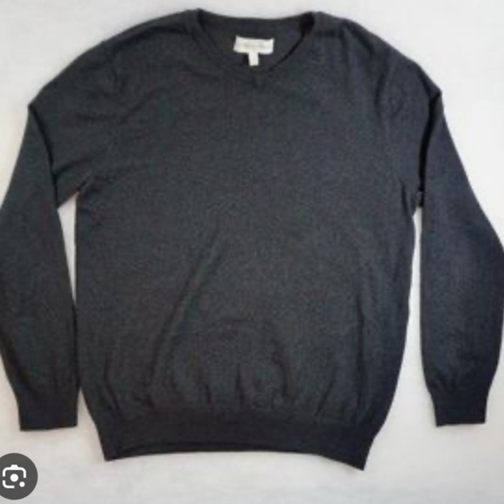 Men’s Hawker Rye cotton, cashmere sweater size XL new grey